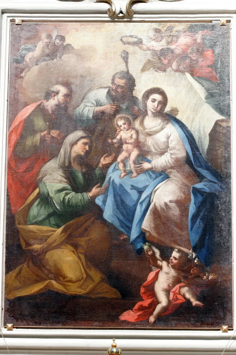 Sacra famiglia con S. Anna e S. Gioacchino